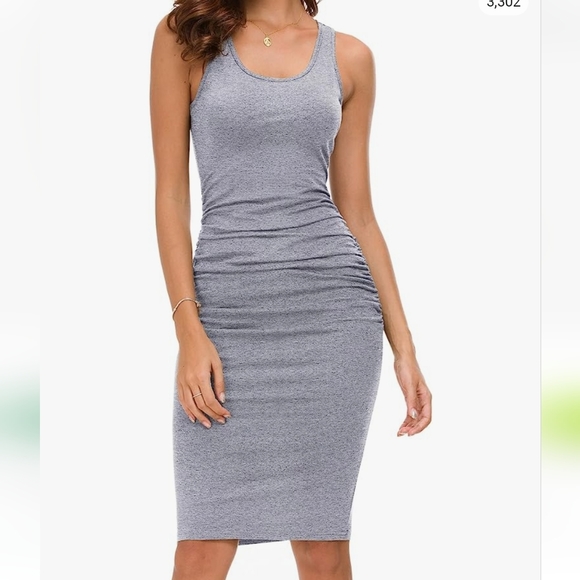 Pro Club Dresses & Skirts - GREY COTTON  TANK DRESS